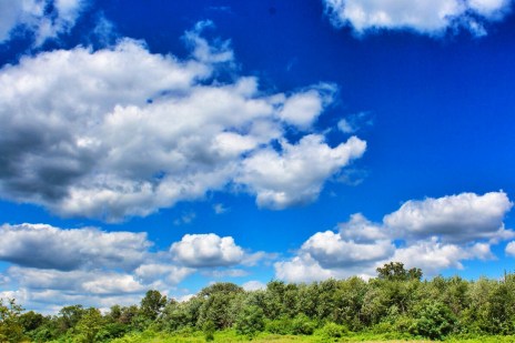 Blue Sky and Clouds